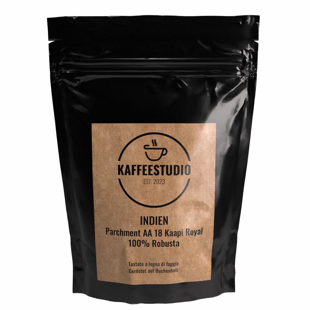 INDIA PARCHMENT AA KAAPI ROYAL 100% ROBUSTA - Kaffeestudio Shop